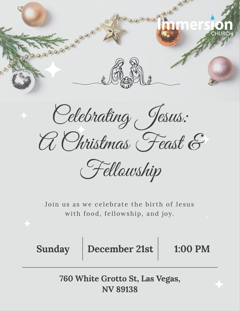 Immersion Church Christmas